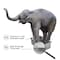 Kibi 30in Handcrafted 316 Stainless Steel 16 Gauge Single Bowl Workstation Undermount Kitchen Sink K3-S30T - alternate 6